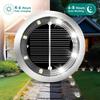 Solar Powered Garden Lights Underground Pathway Lighting for Yard Waterproof Decorative Landscape Lamp for Lawn Walkway Driveway Outdoor Lighting