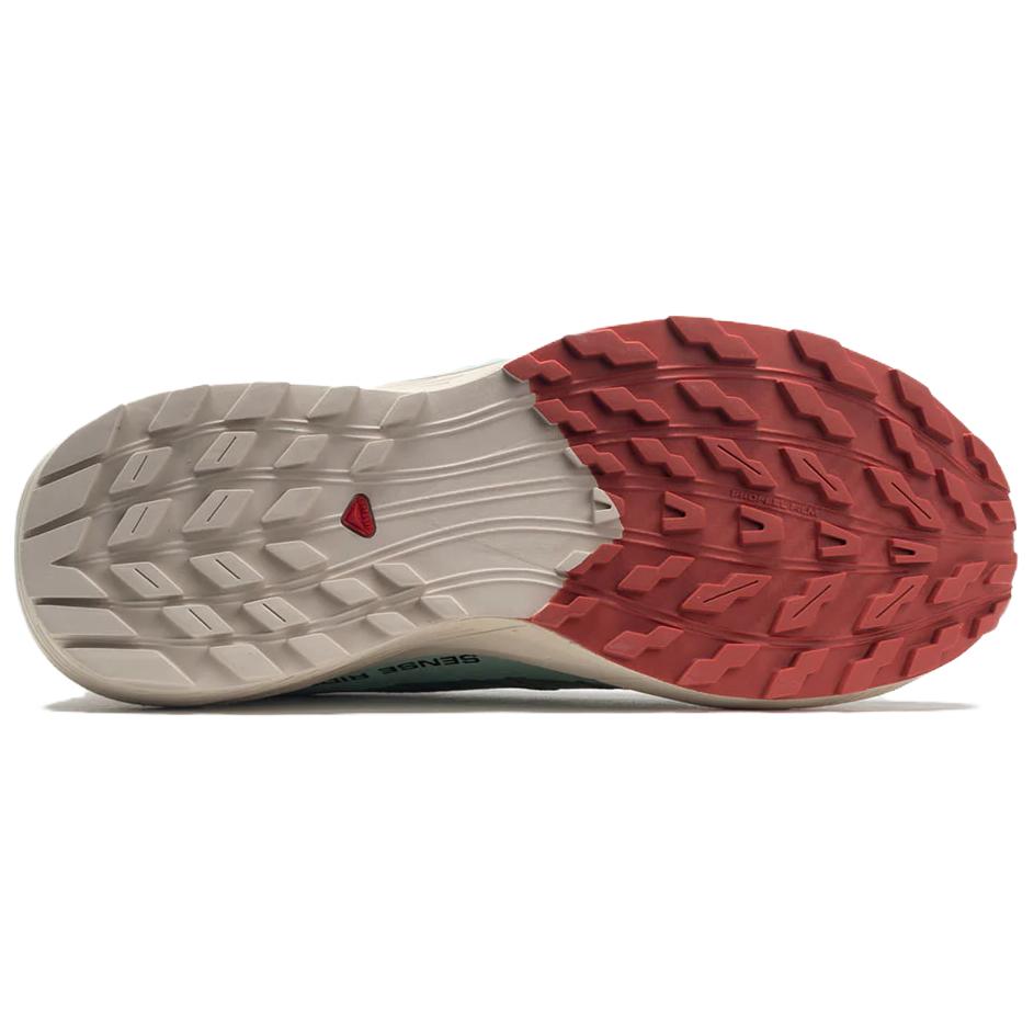 SALOMON Sense Ride 5 Удобные Легкие Нескользящие Прочные Кроссовки с Низким Верхом Женские кроссовки Зеленый Белый L47212300