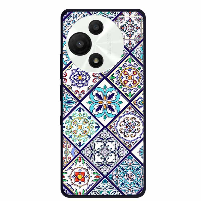 Для чехлов TCL 60 SE Nxtpaper 5G 3D рельефный цветок тиснение мягкий силикон для TCL 60 SE Nxtpaper задняя крышка тиснение черный Coque T521K