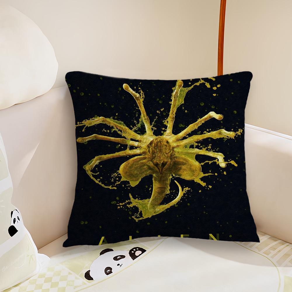 AAlien RRomulus Movie cushion cover Pillow Case Plush Fabric Soft Double Sided Print Sofa Cushion Cover Throw Pillow Covers