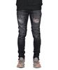 Джинсы Haipeodenim Black Gao с молнией