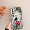 Чехол для телефона Street Art Banksy Graffiti для Samsung S24 FE Galaxy S22 Ultra S25 Edge S21 S23 FE S20 Plus Защитная накладка Рамка Прозрачный S