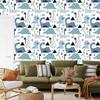 Blue Dinosaurs Wallpaper for Living Room and Bedroom 50x1000