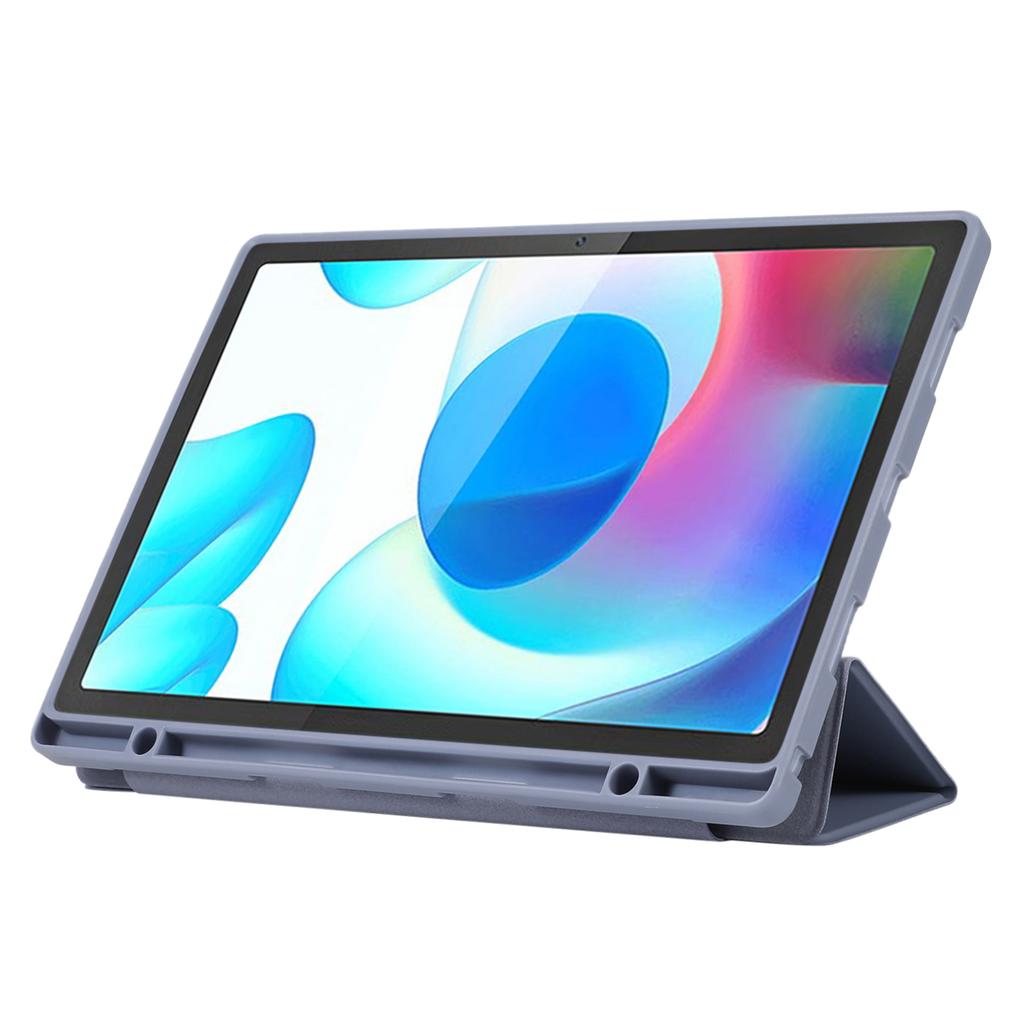 Чехол для Samsung Galaxy Tab A9+ Чехол-подставка трифолд из ПУ кожи для планшета со слотом для стилуса