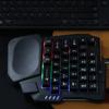 USB Клавиатура для одной руки Ультратонкая Игровая Механическая Клавиатура Клавиатура для одной руки Смартфон