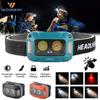 Strong Light LED Headlight Rechargeable Outdoor Work Lamp Head Wearing Light Cycling Sensor Night Fishing Running Head Lamp