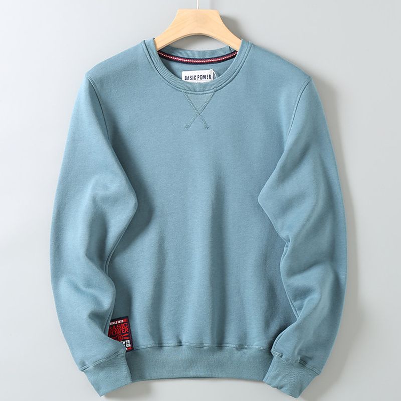 Thickened Fleece-lined Versatile Basic Casual Coat Sweatshirt