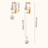 Stretchable Kitten Teasing Toy Rechargeable Electric Cat Toy  For Cat Teaser