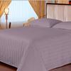 3PC Striped Flat Sheet Set In 100% Egyptian Cotton, 600TC - Includes 1 Flat Sheet & 2 Pillow Shams, Multiple Sizes & Colors