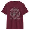 Emotional Support Husband Do Not Pet Funny Monkey TShirt Cool TShirts Short Sleeve Tops Beach Cotton Plus Size Top Tees