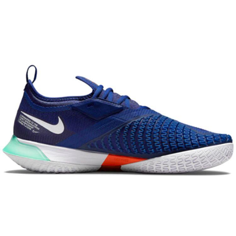 Nike Court React Vapor NXT Deep Royal Blue Мужские кроссовки Dynamic-Turquoise Magma-Orange White CV0724-414