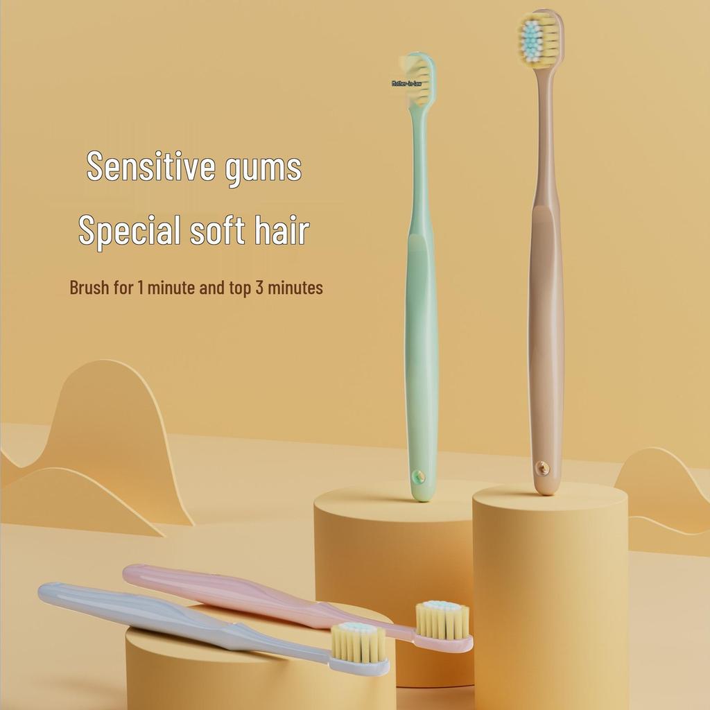 New User Discount: WISDOM Soft Bristle Toothbrush Set - 4-Pack with Easy-Tear Opening