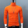 New Winter Turtleneck Thick Mens Sweaters Casual Turtle Neck Solid Color Quality Warm Slim Turtleneck Sweaters Pullover Men