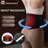 Электрический пояс для талии, вибрационный пояс с подогревом, поддерживающий массаж, домашний фитнес, многофункциональный массажер для талии
