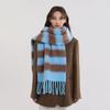 Long Tassels Cashmere Scarf Windproof Pashmina New Scarf Shawl  Women