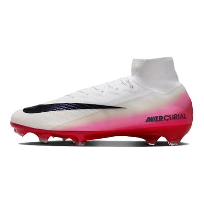 Nike Zoom Mercurial Superfly 10 Elite FG Fear Nothing Pack Унисекс Кроссовки Белый/Университетский Красный/Темный Обсидиан HJ7321-600