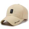 Men's cap Men's clothing fabric hat Casual middle-aged baseball cap Outdoor sports simple spring and summer sun hat