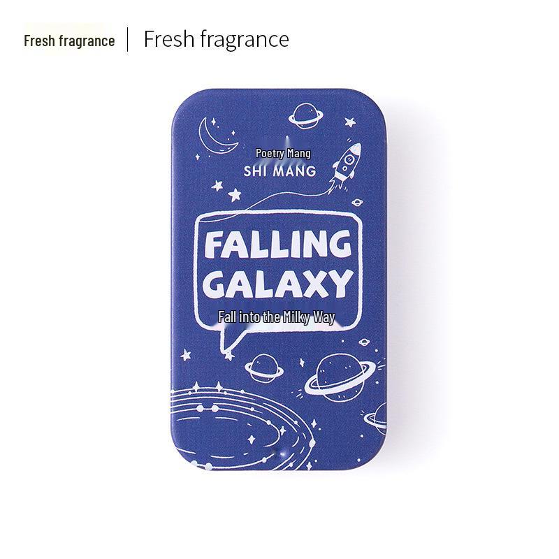 Shi Mang Peach Milk Portable Solid Perfume Balm - Long-lasting Light Fragrance for Students