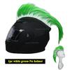 Mohawk Мотоциклетный шлем Косы Украшения Парики Для Шлема Петушиный Гребень Мотокросс Полное Лицо Мужской Шлем Декорации Волосы Косы Наклейки