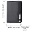 Minimalist PU Leather Retro Men's Wallet Two-Fold Orange Black Grey White Coin Purse Ultra Thin Multiple Pockets Credit Card