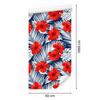Tropical Flowers and Leaves Wallpaper for Living Room and Bedroom 50x1000