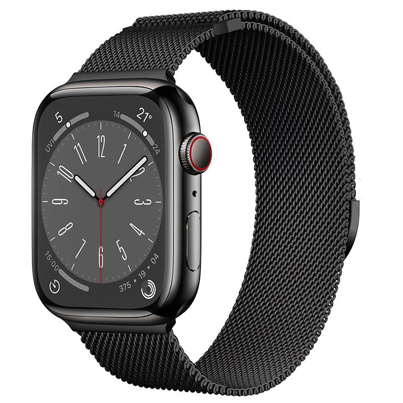 Миланский Магнитный Стальной Ремешок для Apple Watch Ultra/iWatch 10