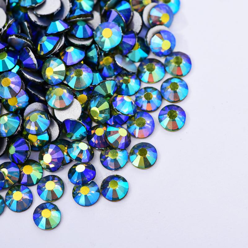 Стразы для дизайна ногтей, хрустальные стеклянные аксессуары, сделай сам, дрель с плоским дном, чехол для мобильного телефона, разноцветные, аксессуары Guomao A, аксессуары