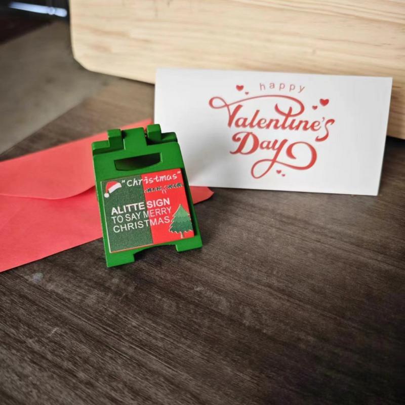 Рождество День Святого Валентина Декорация Открытка Веселые и креативные вывески украшения праздничные поздравительные открытки Рождество День Святого Валентина подарок