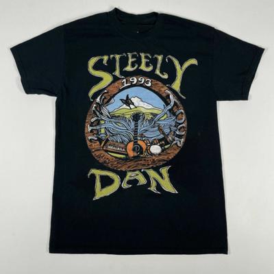Редкая футболка Steely Dan Band 1993, с коротким рукавом, черная, все размеры, унисекс