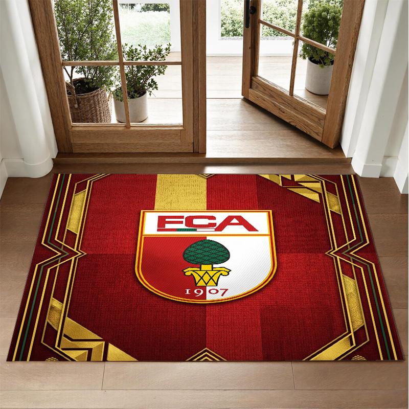 Коврик FC Augsburg FC Design из Кристального Велюра Мягкий Декоративный Коврик для Спальни Входа