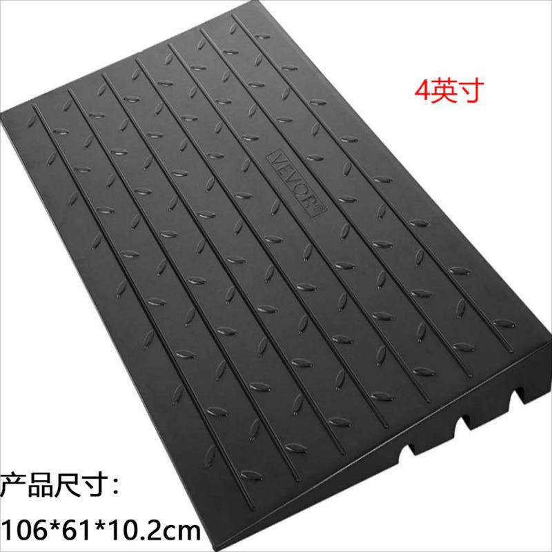 Резиновая пороговая рампа премиум-класса, нескользящая, грузоподъемность 2200 фунтов для инвалидных колясок, скутеров, электрокресел