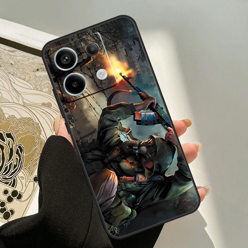 Чехол Stalker Clear Sky для Xiaomi Redmi Note 13 12 11 9 10 14 Pro 9S 10S 11S 12S Redmi 13C 10C 12C 14C