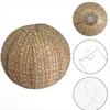 3PCS Linen Material Burlap Paper Lanterns Decorative Paper Lantern  Children's Birthdays