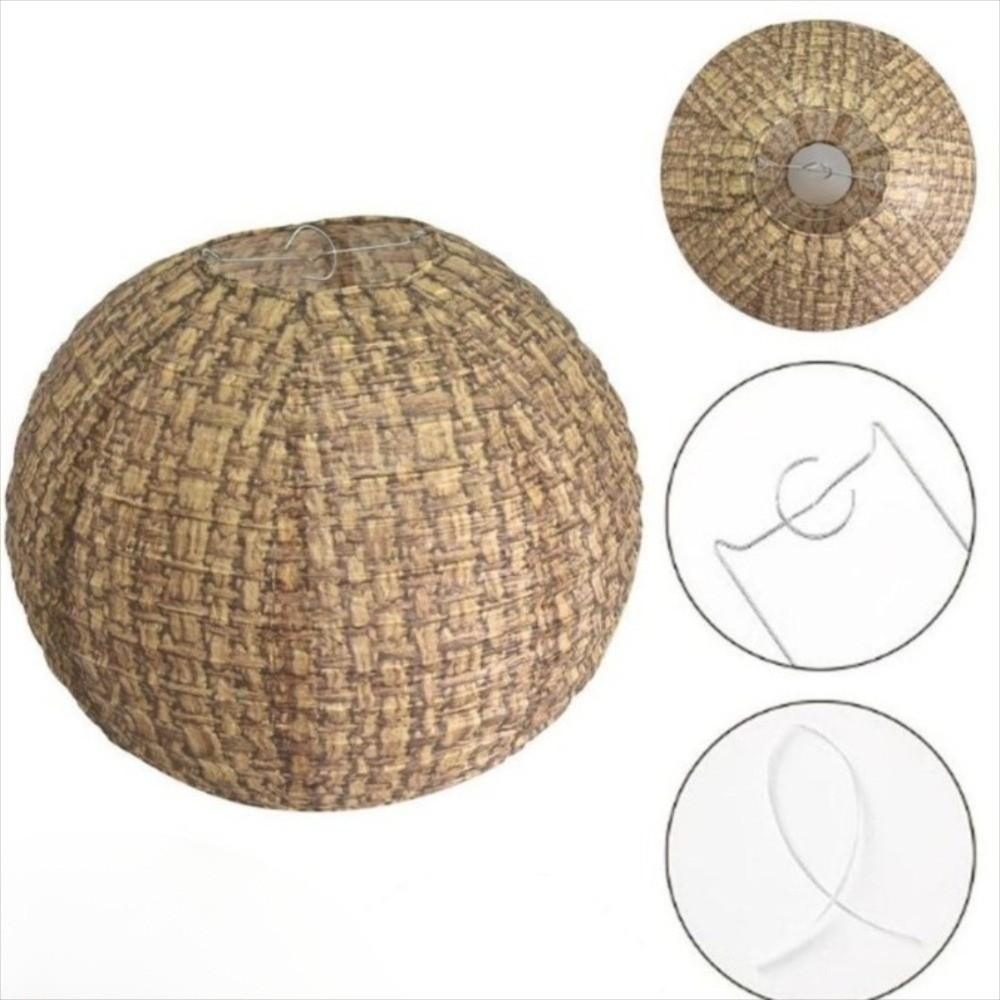 3PCS Linen Material Burlap Paper Lanterns Decorative Paper Lantern Children's Birthdays