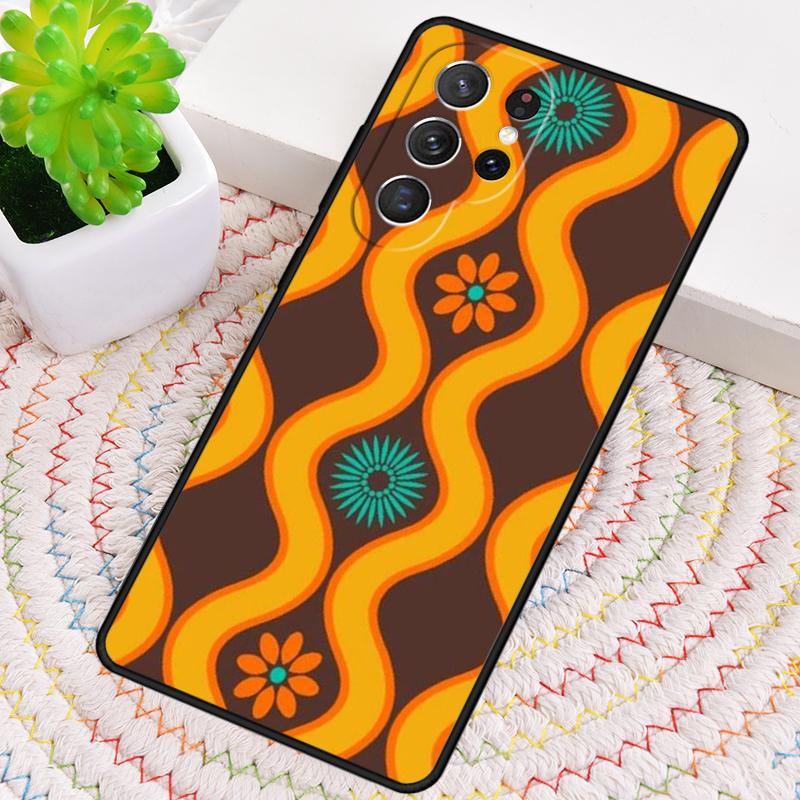 Крутой винтажный чехол в стиле 70-х для Samsung Galaxy note 10 pro S26 Ultra S23 S24 FE S25 S21 S22 PLUS ударопрочный чехол