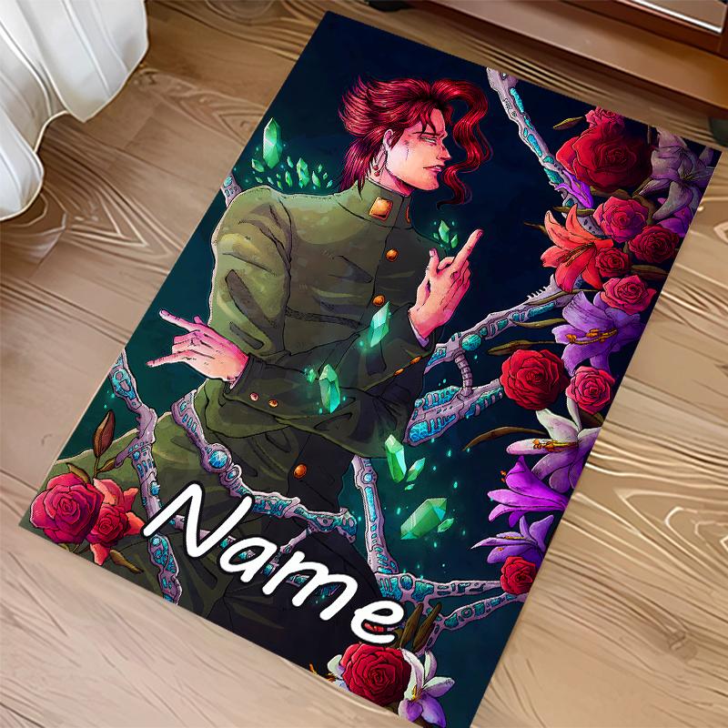Custom personalization JoJo's Bizarre Adventure Print Area Rug - Soft, Washable Non-Slip Indoor Mat,Living Room,Home&Office Decorative Rug