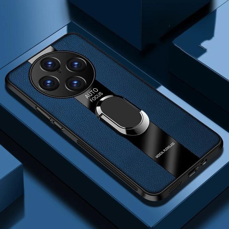 Чехол-подставка с магнитным кольцом для телефона Redmi 14C 4G 14R, роскошный кожаный противоударный бампер, задняя крышка для Xiaomi Redmi 13C 5G 12C