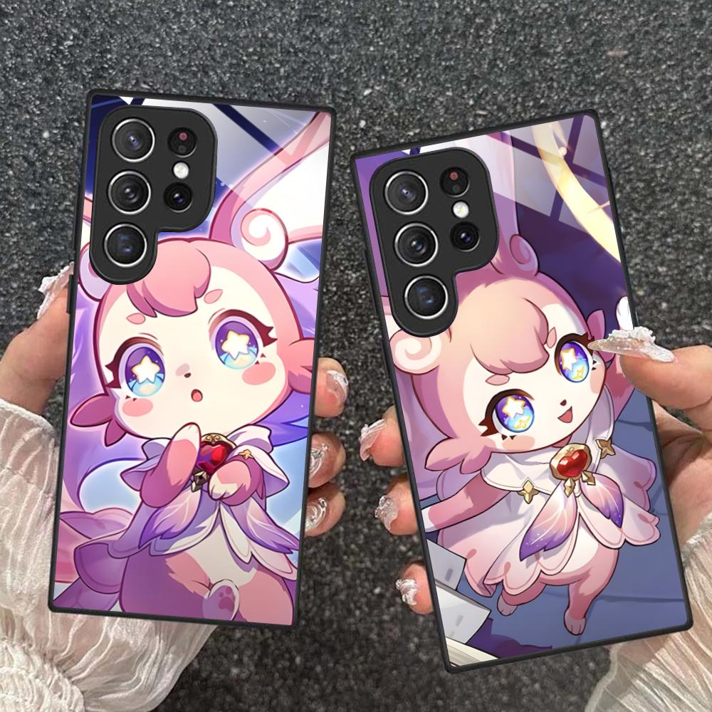 HSR Mem Glass Чехол для мобильного телефона Samsung Galaxy A56 55 54 53 52 51 36 35 34 23 16 15 5G Цветная крышка