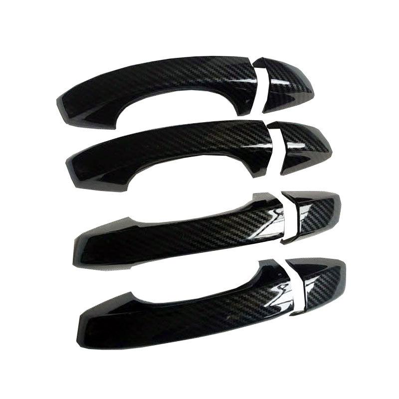 Door Handle Cover Trim Handles Covers for Seat Ibiza Kj Mk5 Fr 2018 Abs Plastic Car Accessories Imitation Carbon Fiber