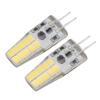 2 шт. G4 светодиодная лампа 12 В 2 Вт белый свет энергосберегающая светодиодная лампа для офиса, зала, бара, дома