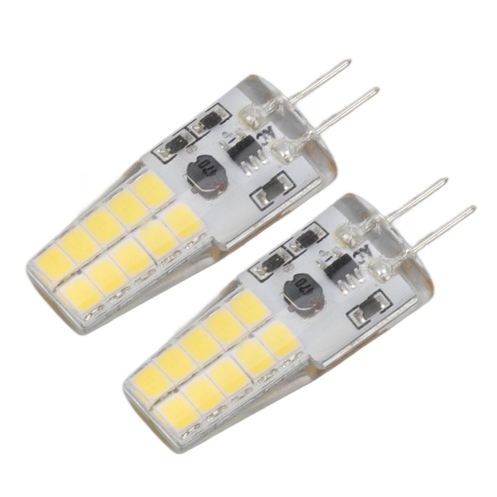 2 шт. G4 светодиодная лампа 12 В 2 Вт белый свет энергосберегающая светодиодная лампа для офиса, зала, бара, дома