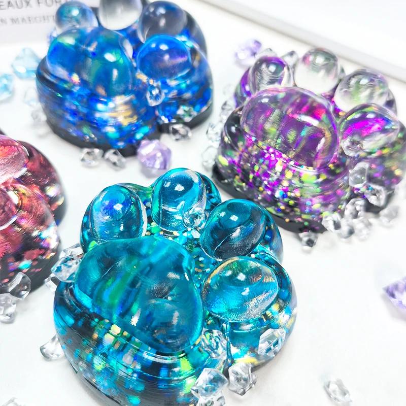 non-toxic Squeeze Cat Paw Toys Cute Soft Abreact Relief Relax Toys Sticky Decompressing Pinching Cat Paw Stress Relief Squishy Toy Gift