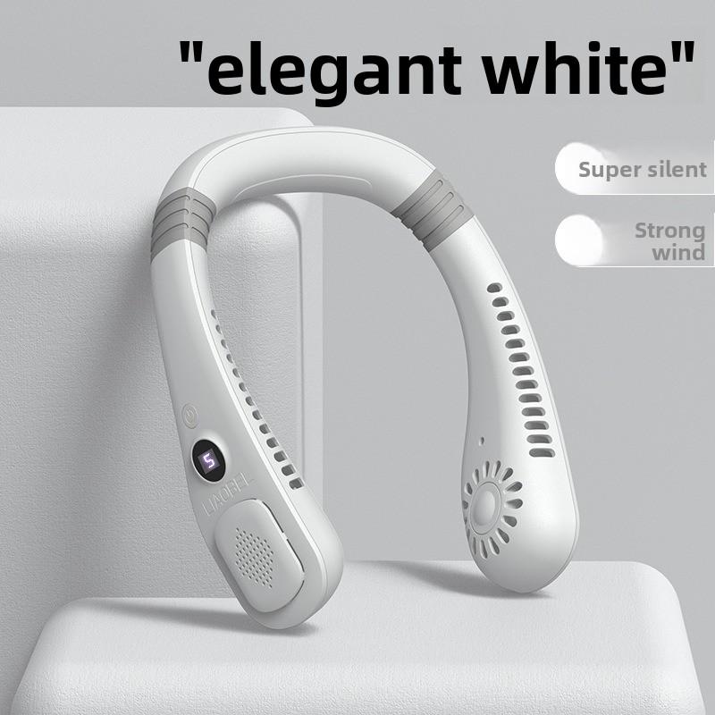 Lazy Neck Fan Portable Outdoor Electric Fan Rechargeable Silent Fan
