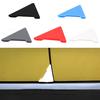 DYS Auto Shop 2Pcs Triangle Car Door Corner Soft Silicone Guard Trim Anti-Scratch Protector