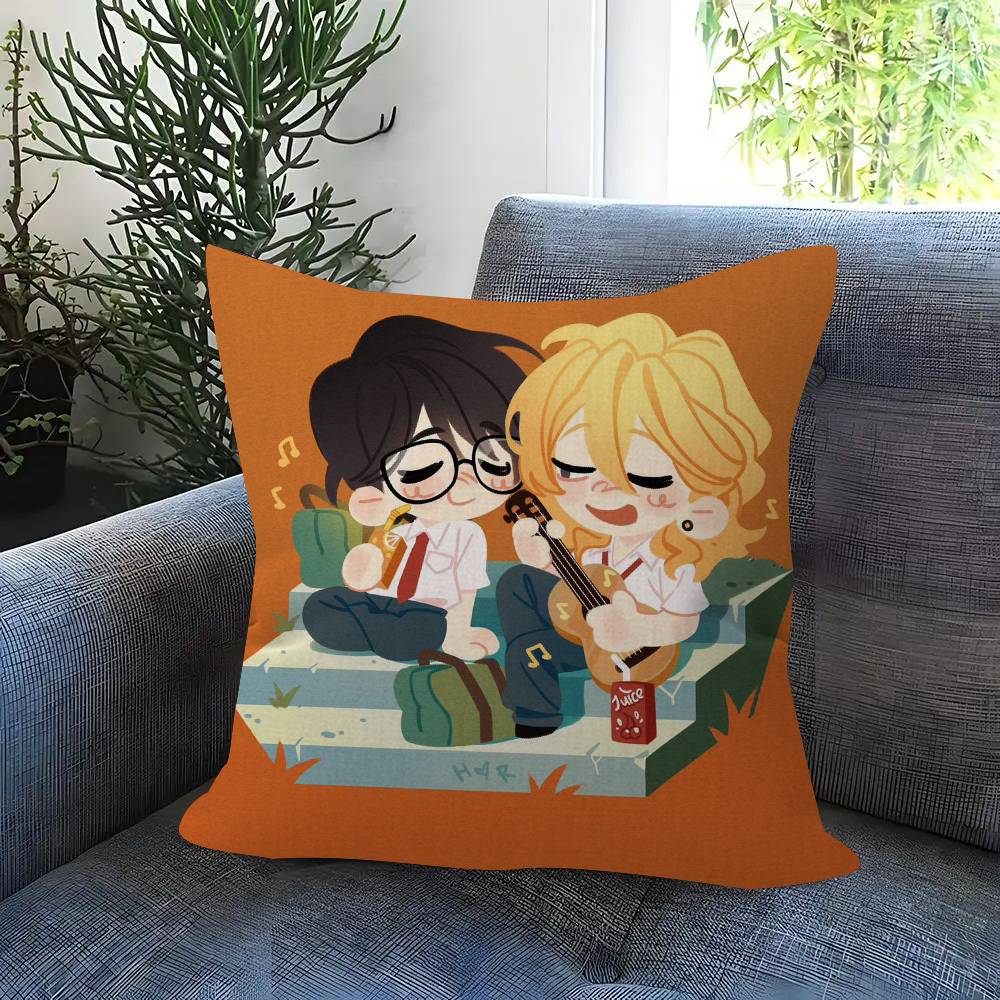 Аниме Doukyuusei Рихито Садзё Хикару Кусакабе Наволочка Дюймы Сельский Декор Домашние Декоративные Подушки для Дивана