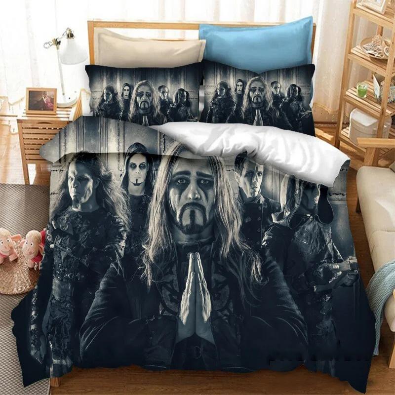 3D Печать Powerwolf Комплект постельного белья King Queen Twin Размер Пододеяльник Одеяло Наволочка для Мальчиков Девочек Взрослых