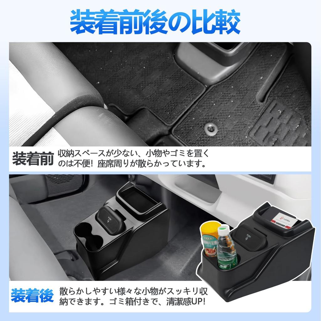 TELLIKA NBOX Console NBOX Custom Console Trash Console Custom Storage Easy Car Storage Small Item Trash Scratch and Stain Organized Box, JF5/JF6 Box,