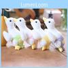 Adorable Plush Goose Keychain Cute Soft Stuffed Animal Bag Charm Doll 15cm