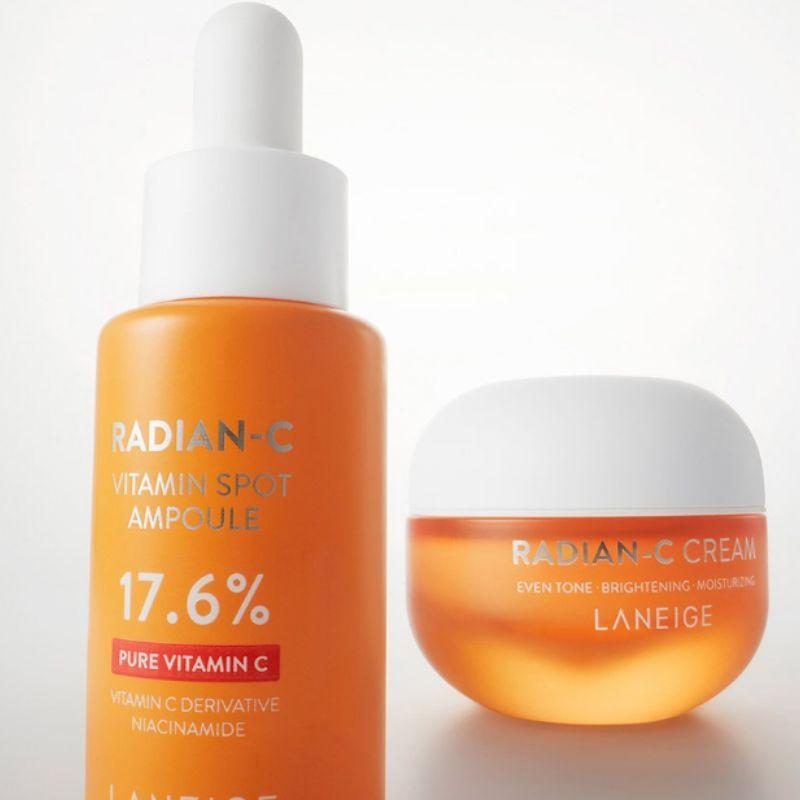 LANEIGE Radian-C Витаминная ампула для точечного нанесения 10 мл Осветляющая сыворотка с витамином С Уход за пигментными пятнами Корейская косметика