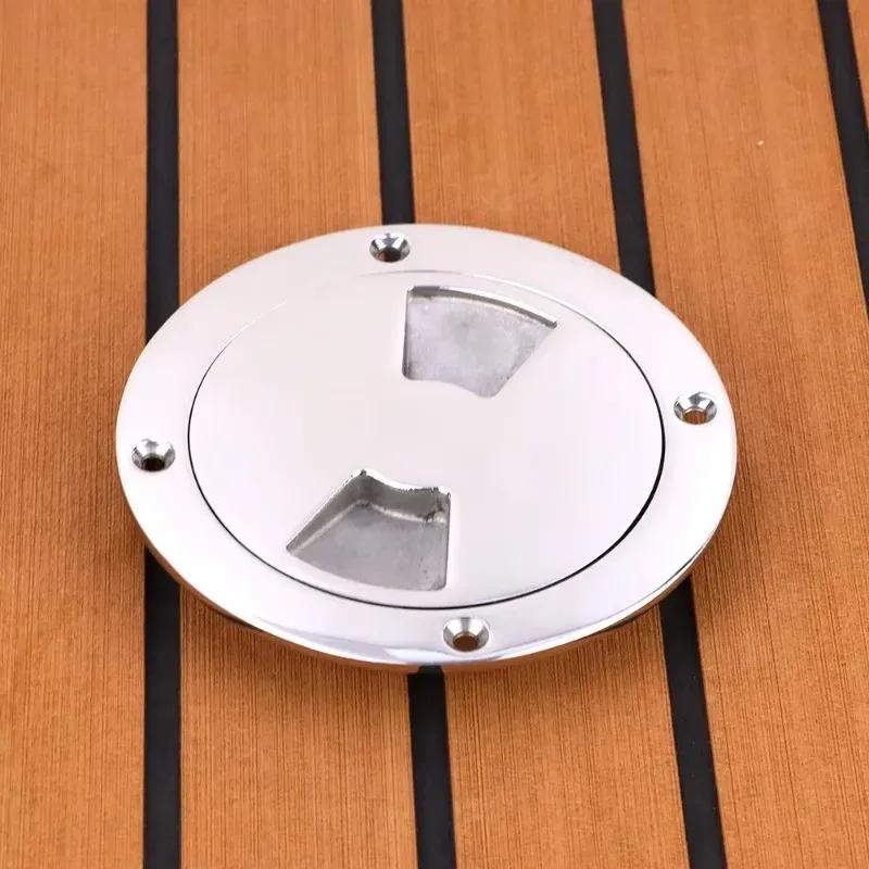 3/4/5/6 Inch Marine Floor Access Panel Hatch 316 Boat Stainless Steel Boat Round Disc Deck Inspection Plate Hatch Kayak